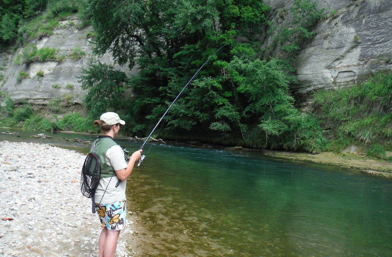 En pleine partie de pêche